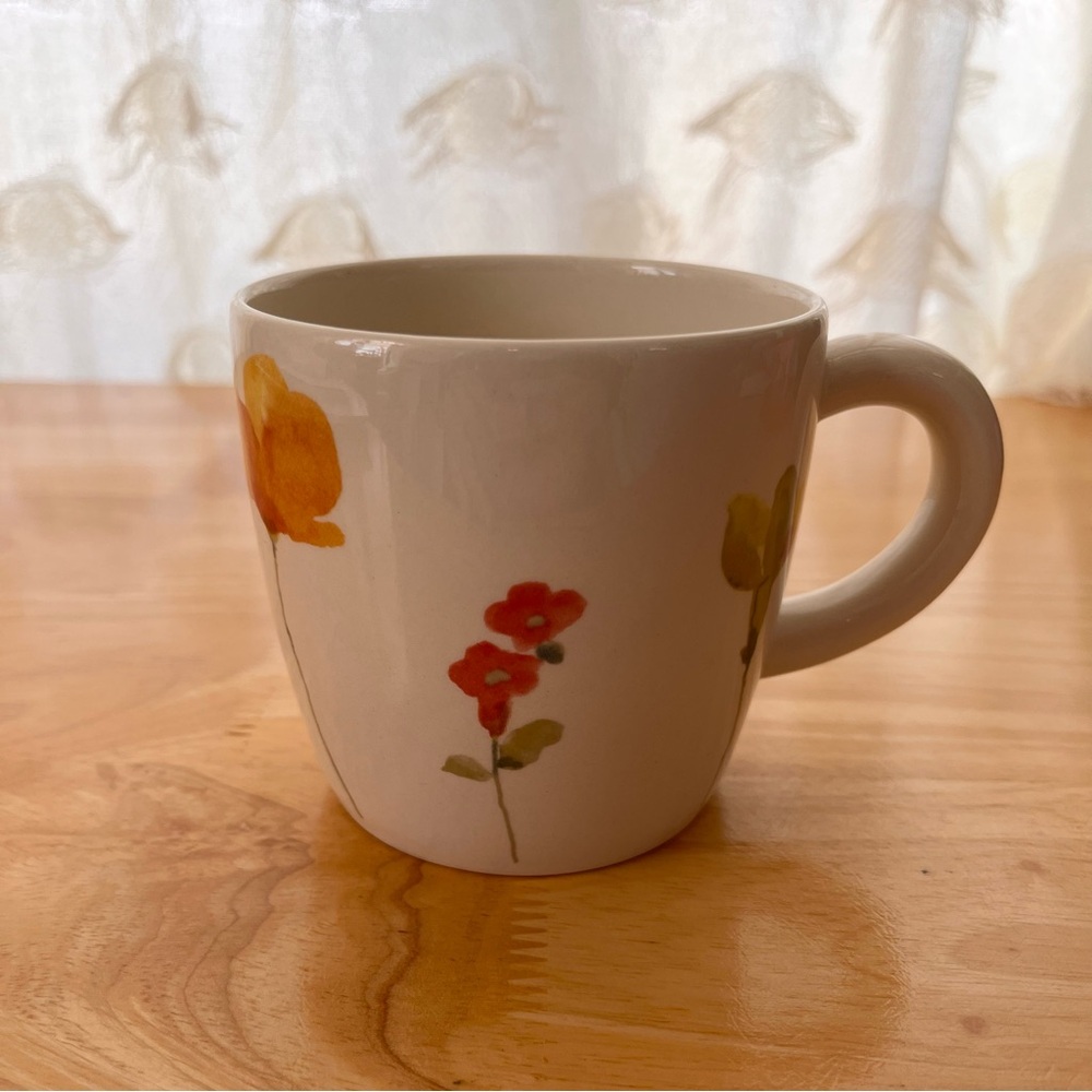 Ceramic Floral Tea Cup Coffee Mug